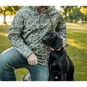 NEW FIELDSTONE backwoods script hoodie in camo